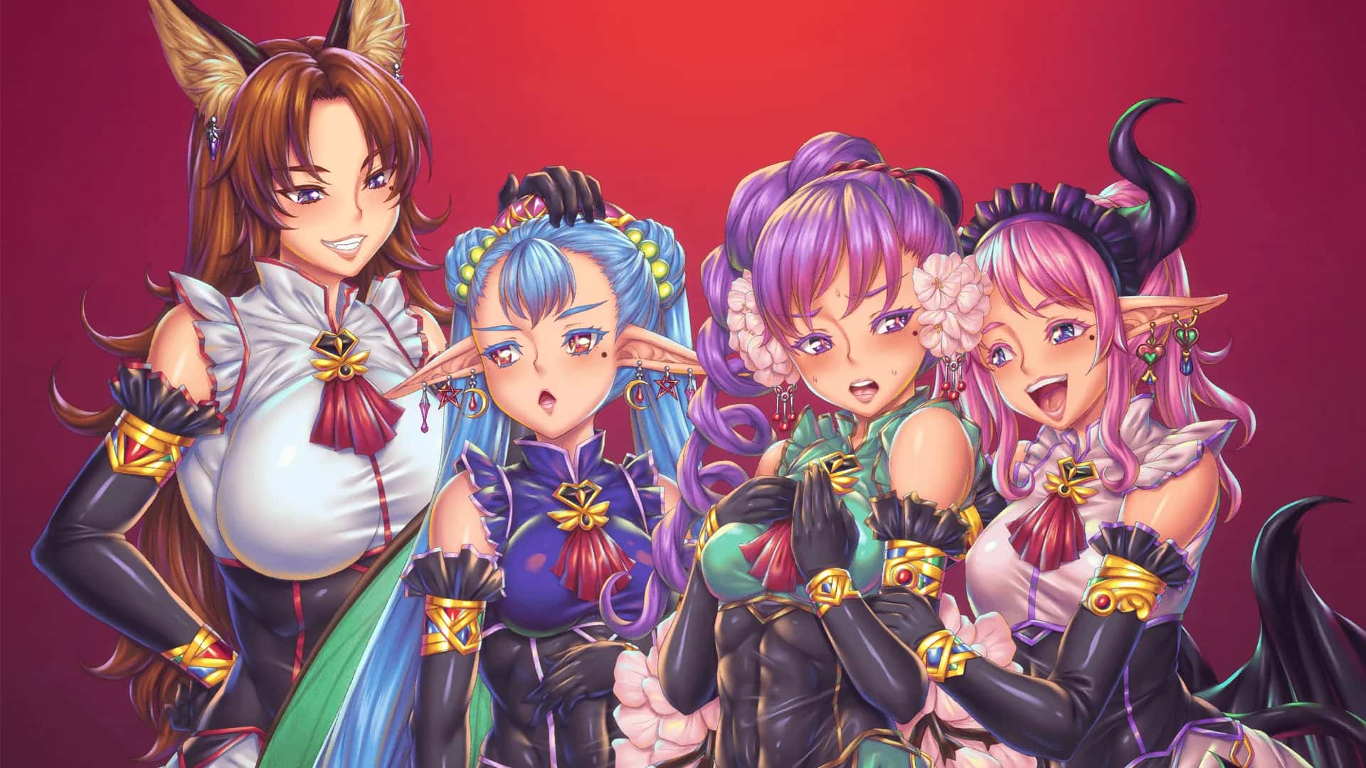 欢迎来到妖魔娼馆 高清重置版 Manor of Mystic Courtesans背景